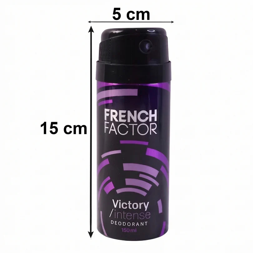 23717 French Factor Victory Intense Deodorant Body Spray (1 Pc, 150 ML)