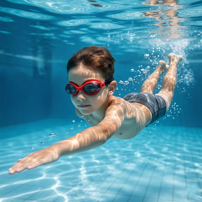 16065 Premium Swimming Goggles with Adjustable Strap (1 Pc)