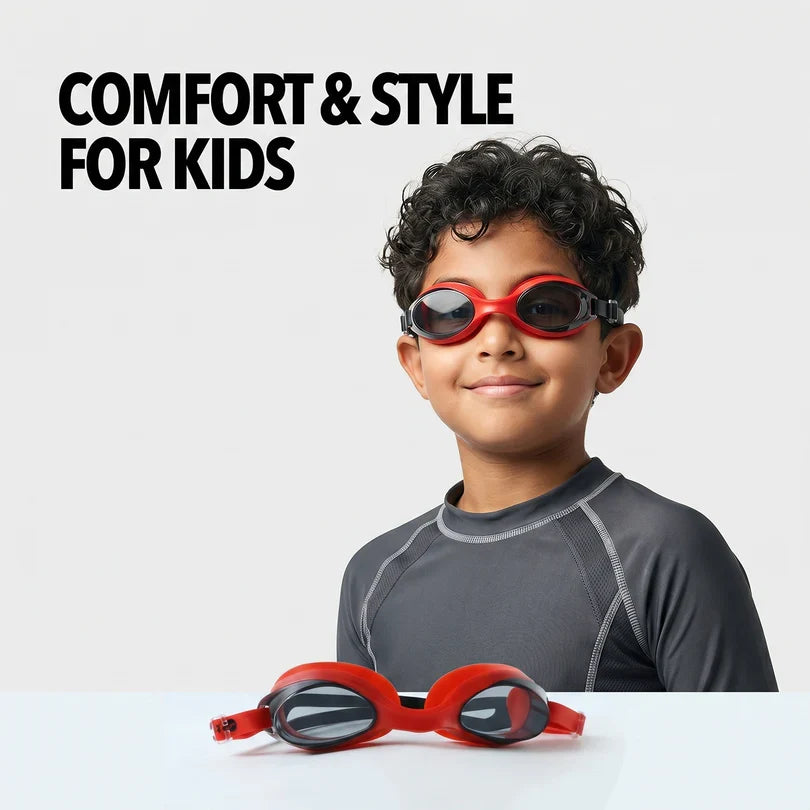 16065 Premium Swimming Goggles with Adjustable Strap (1 Pc)