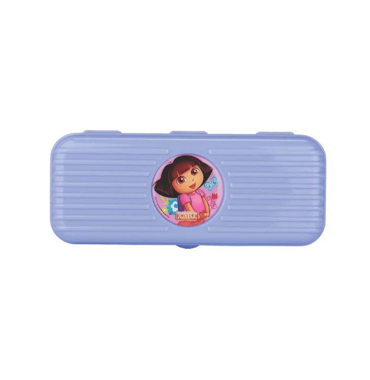 AM3274 Joyful School Line Big Campass Box Color Availablity As Per Design Stock Plastic Campass Box 1 Piece