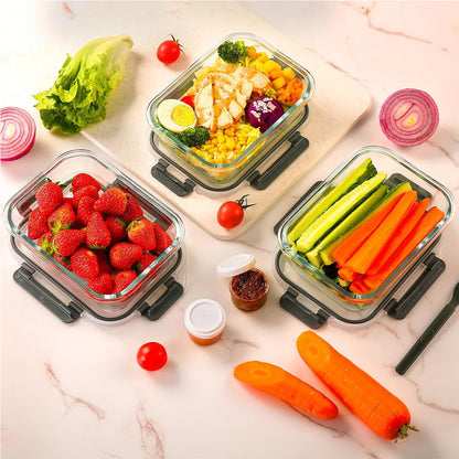 AM2033 Cello Steel-O Fresh Borosilicate Rectangle Container 640ml