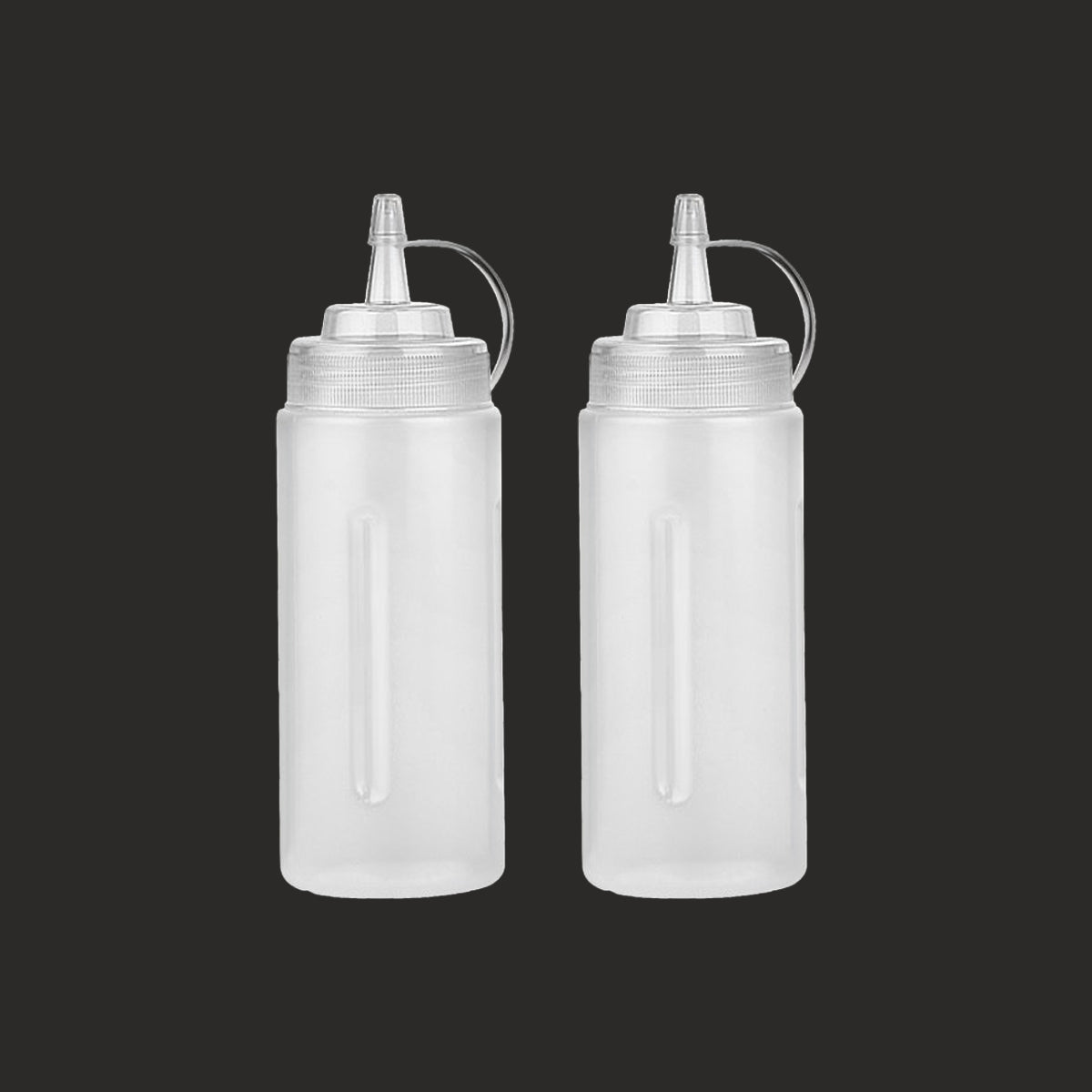 AM5724 Sonal Tango Sauce Squeeze Bottle (Small) - Pack of 2 pcs - For Chatni, Vinegar, Oil, Dispenser Bottles