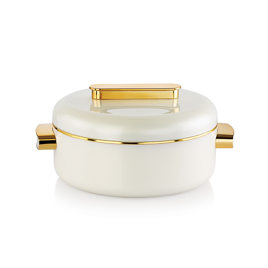 AM0645 Rishabh Inner Stainless Steel Sheraton Casserole | Multicolor Casserole | Easy to Carry | Serving Casserole 2000ml