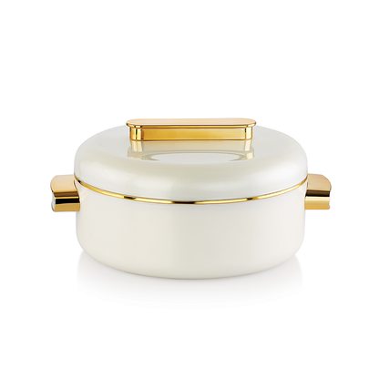 AM0645 Rishabh Inner Stainless Steel Sheraton Casserole | Multicolor Casserole | Easy to Carry | Serving Casserole 2000ml