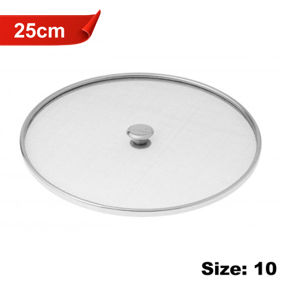 AM7338 Elephant Stainless Steel Net Cover / Jali for Food (25 cm, Size 10)