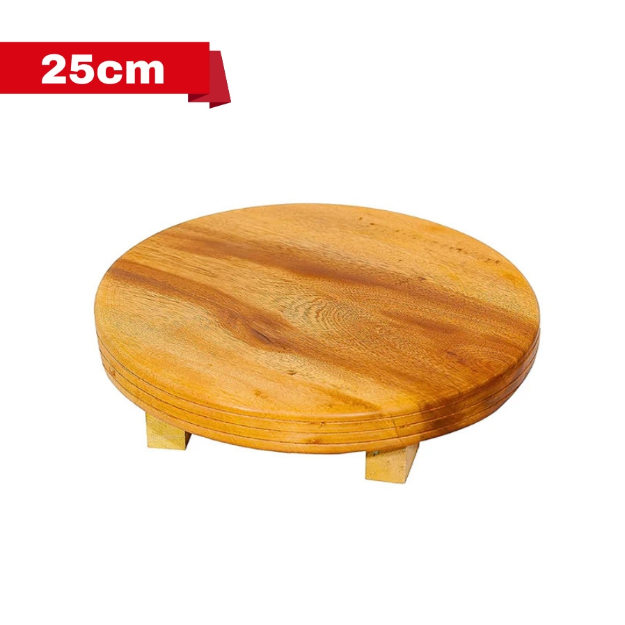 AM5338 Wooden Chappathi Maker, Polpat-Roti Roller- 25cm