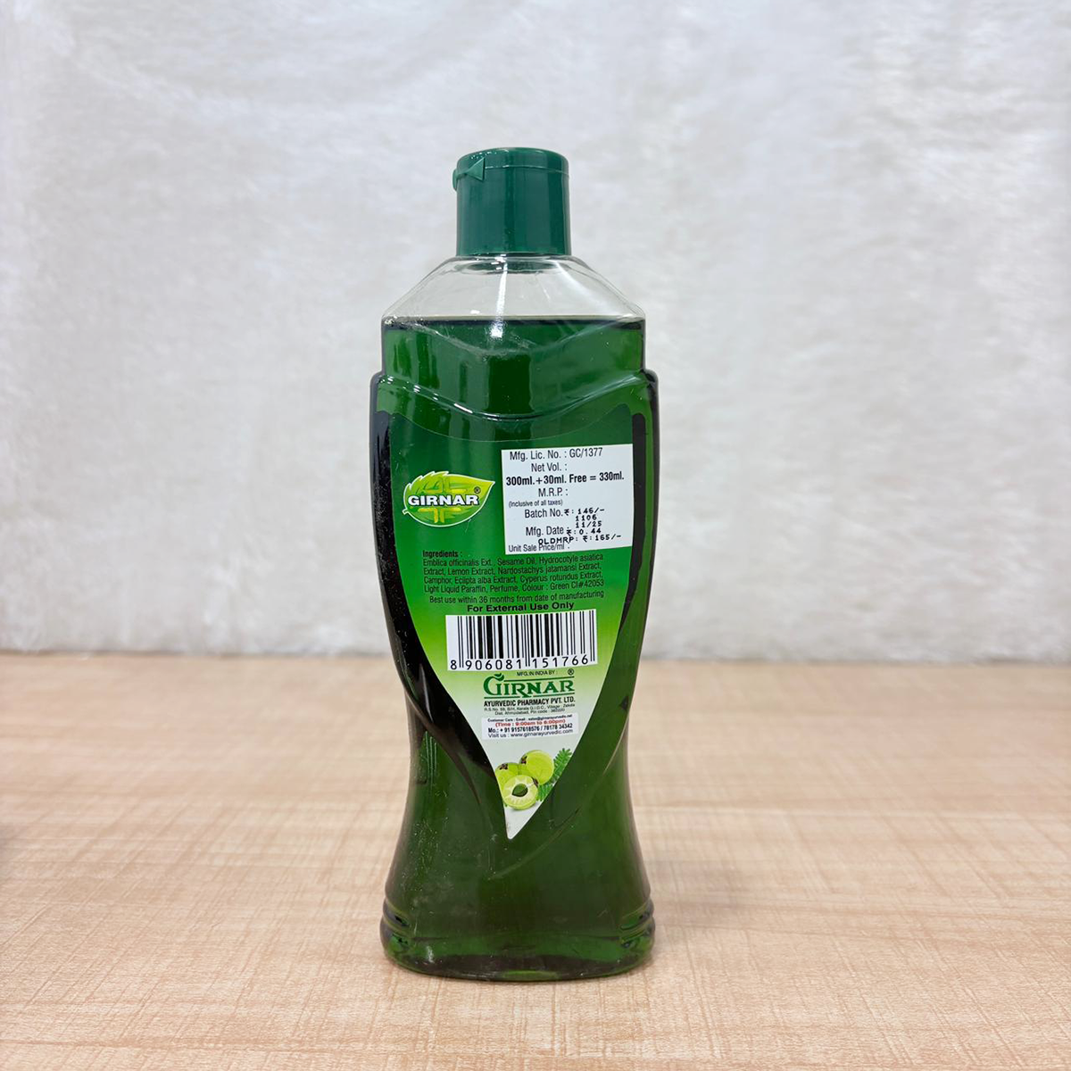 AM6676 Girnar Amla Hair Oil – 300ml Bottle for Strong & Shiny Hair