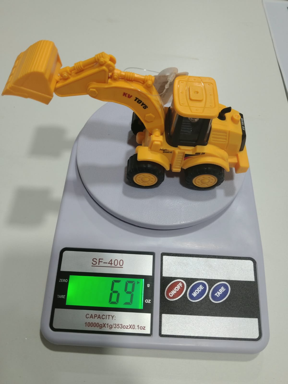 TM0219 Kids JCB Toy Tractor Toy Big Size with Trolley