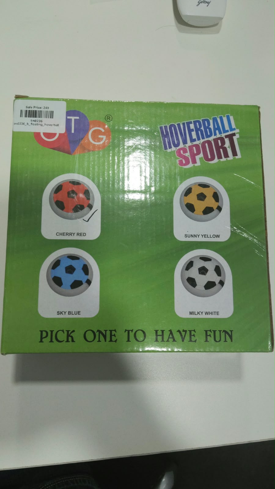 TM0236 Floating Hover Football with Colorful Flash Light Effect