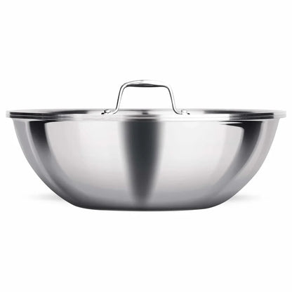 AM0973 Milton Pro Cook Tri-ply Silver Triply Tasla 26cm Designed For Healthy Cooking
