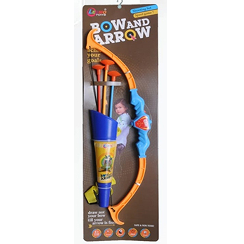 AM6441 Bow and Arrow with 3 Arrows and A Arrow Holder