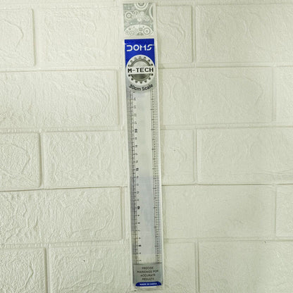 AM6073 DOMS M Tech 30cm Transparent Scale