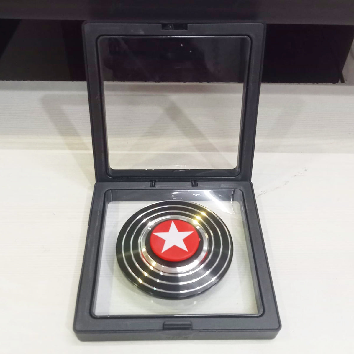 AM5866 Multi-design Marvel Shield Metal Spinner (Pack of 1)