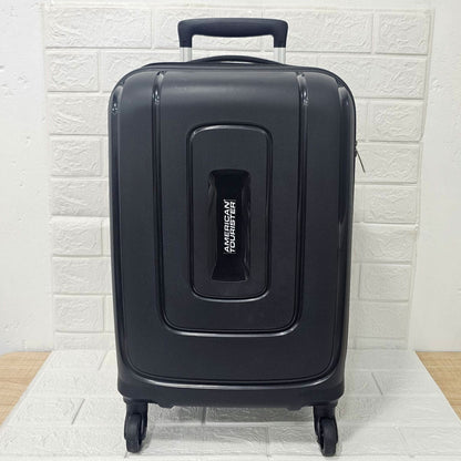 Di0012 American Tourister Skyline Spinner Black Hard Luggage Bag - 55cm