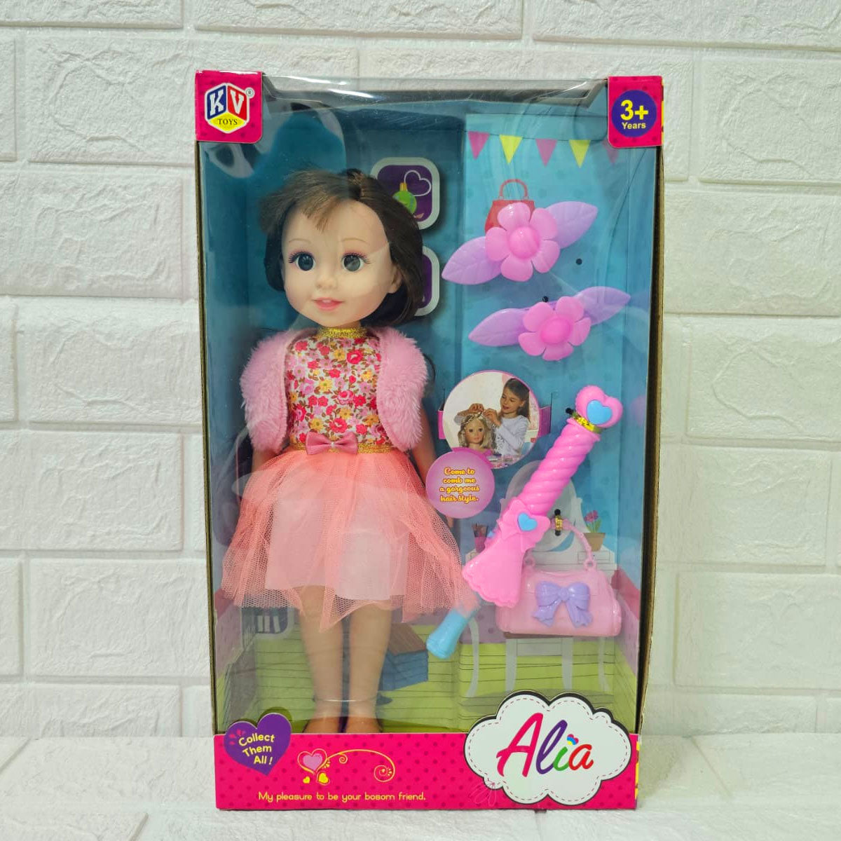 AM6029 Beautiful Fashion Princess Doll with Accessories