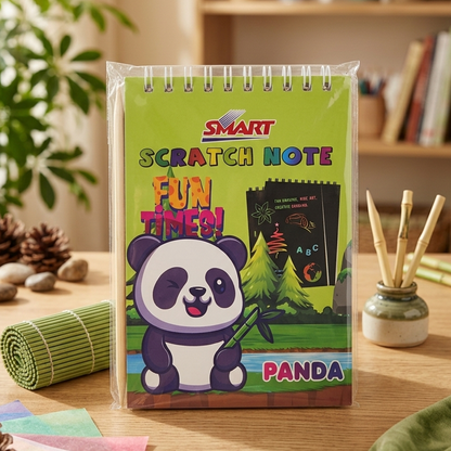 AM6881 Smart Scratch Note - 10x14cm for Fun Theme Scratch-Off Doodle Pads with Stylus