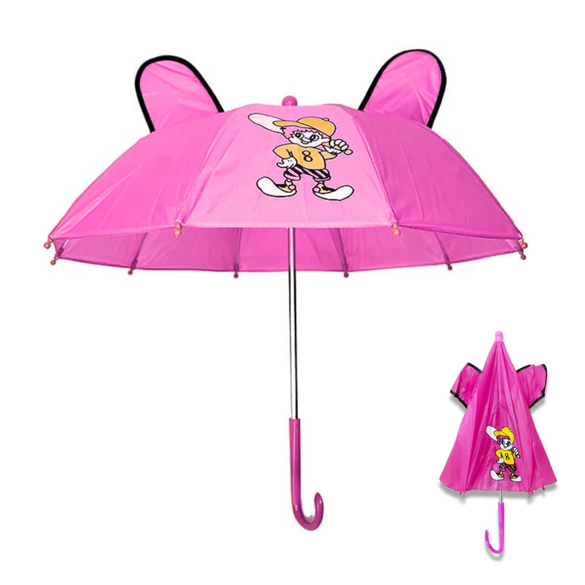AM5604 Cartoon Umbrella For Kids (Multidesign) - Cute Umbrella for Baby Boys & Girls