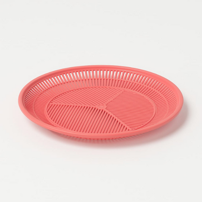 AM5308 Plastic Bhakhari Plate - Multicolor