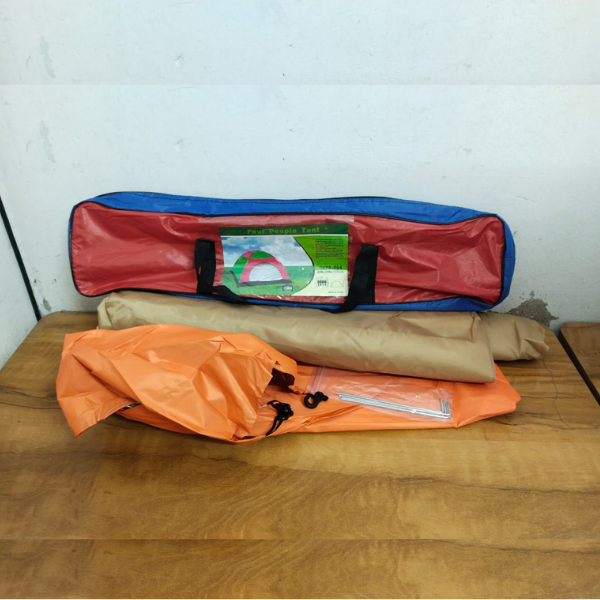 AM5408 Picnic Camping Portable Tent (4 Person) Velkro Polyester Waterproof 4 Person Tent