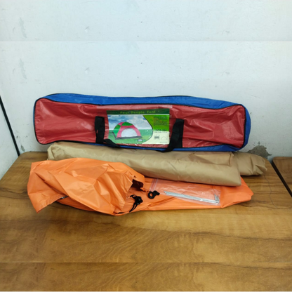 AM5408 Picnic Camping Portable Tent (4 Person) Velkro Polyester Waterproof 4 Person Tent