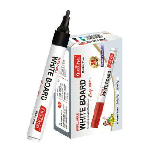 AM5156 Refillable Whiteboard Marker Pen For Office, College (Black)