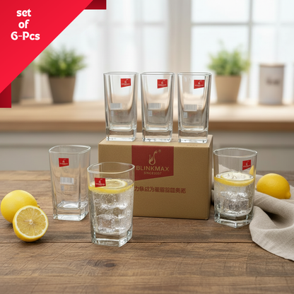 AM7733 DECORATIVE CLEAR GLASS VASE WITH MODERN RIBBED TEXTURE FOR ELEGANT HOME TABLE DISPLAY