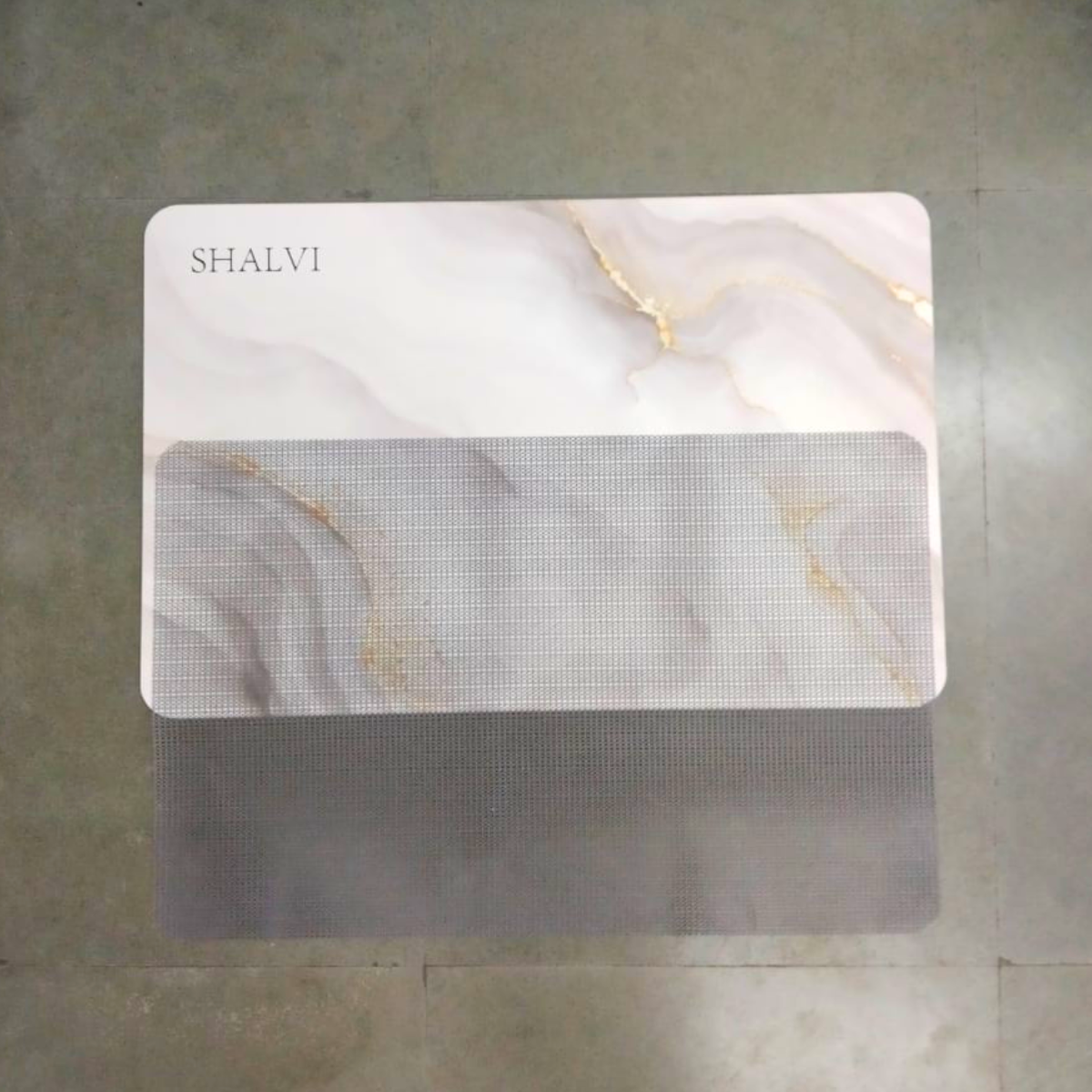 AM5484 Stone Bath Mat- Multidesign, Quick Dry & Non-Slip Diatomaceous Earth Bath Mat for Bathroom and Kitchen