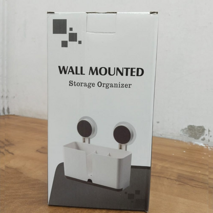 AM5489 Self Adhesive Magic Sticker Toothbrush Holder Wall Mounted for Bathroom- Pack of 1 pc, Organizer for Electric Toothbrushes, Toothpaste, Shaver, Razor and Makeup Brush