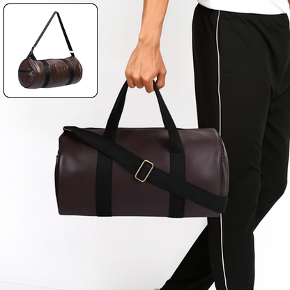AM6287 Leather Gym/Duffel Bag – Durable, Spacious & Travel-Friendly