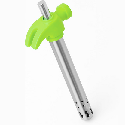 AM5955 Tizer Stainless Steel Hammer Head Design Gas Lighter