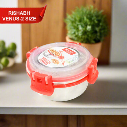 AM5657 Rishabh Venus-2 Size Air-Tight & Leak Proof Stainless Steel Container
