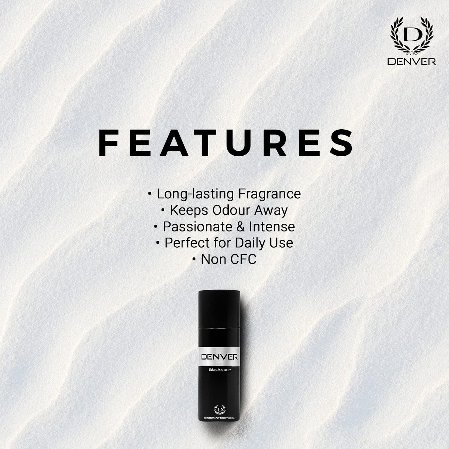 AM0258 DENVER Black.code Deo 150ML