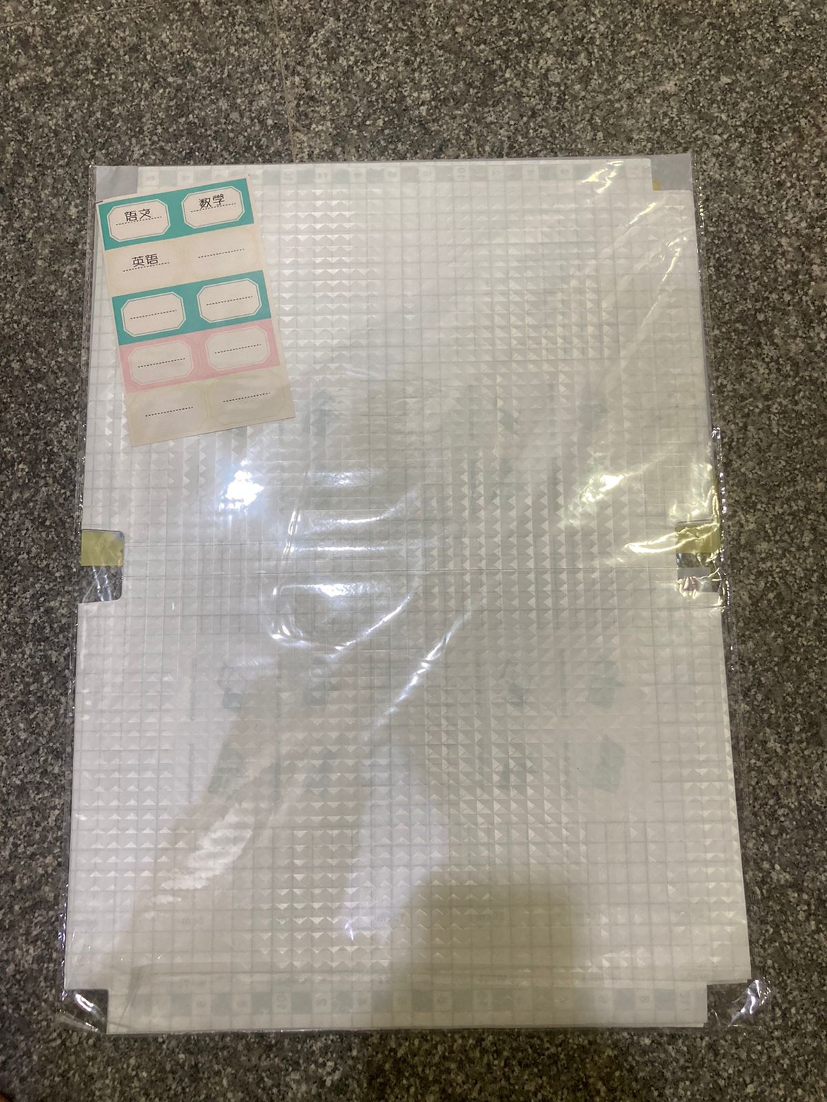 3026 Transparent Paper Sticker Book Cover Film Clear Matte for Craft 10Pcs (47 × 34 cm, A-4 Size)