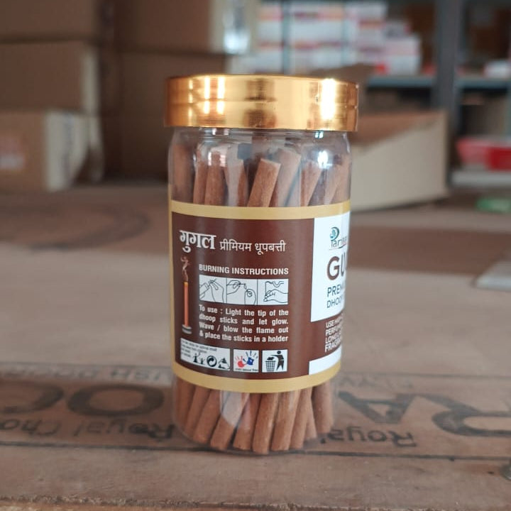 AM2127 Parivaar Premium Dry Dhoop Stick Jar 100Gm