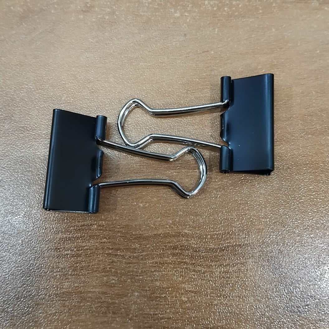 AM2138 Mini Black Clip 12Pcs Binder Clip 25mm