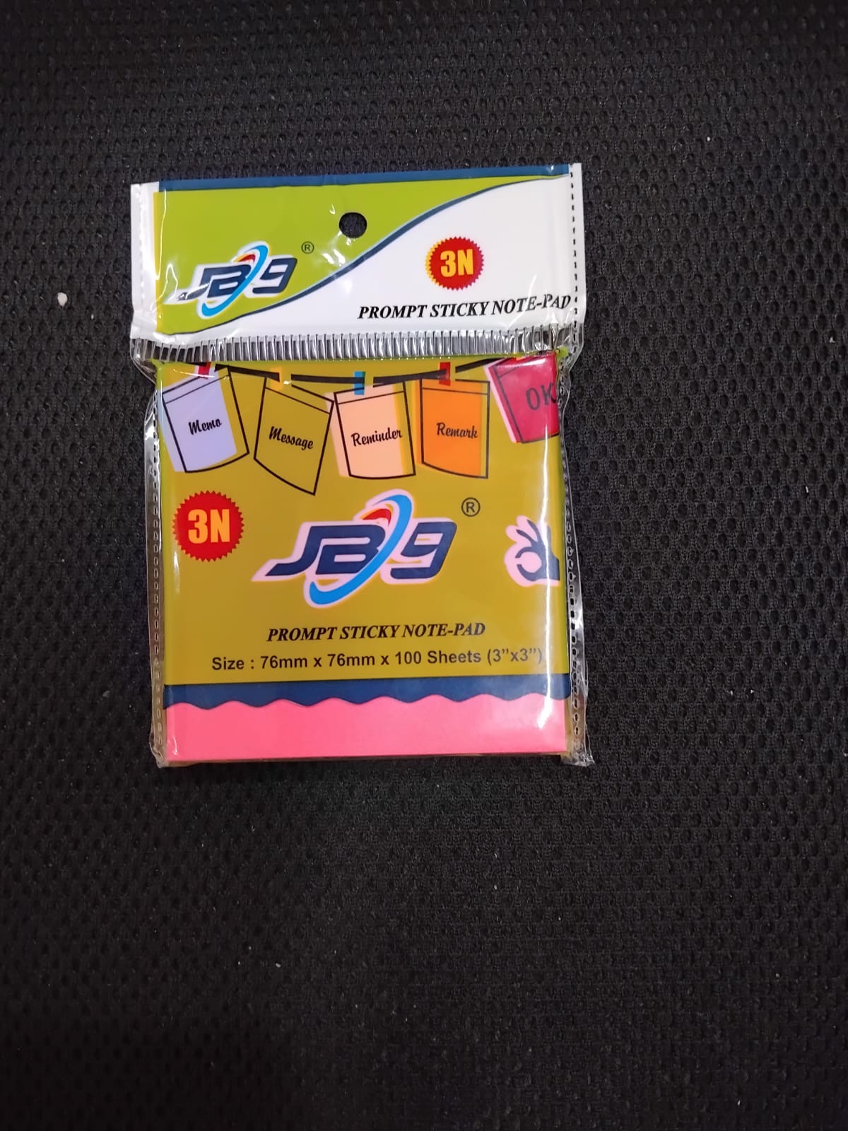 AM2173 Mix Prompt Sticky Note Pad 100 Sheets (3x3) Multicolour