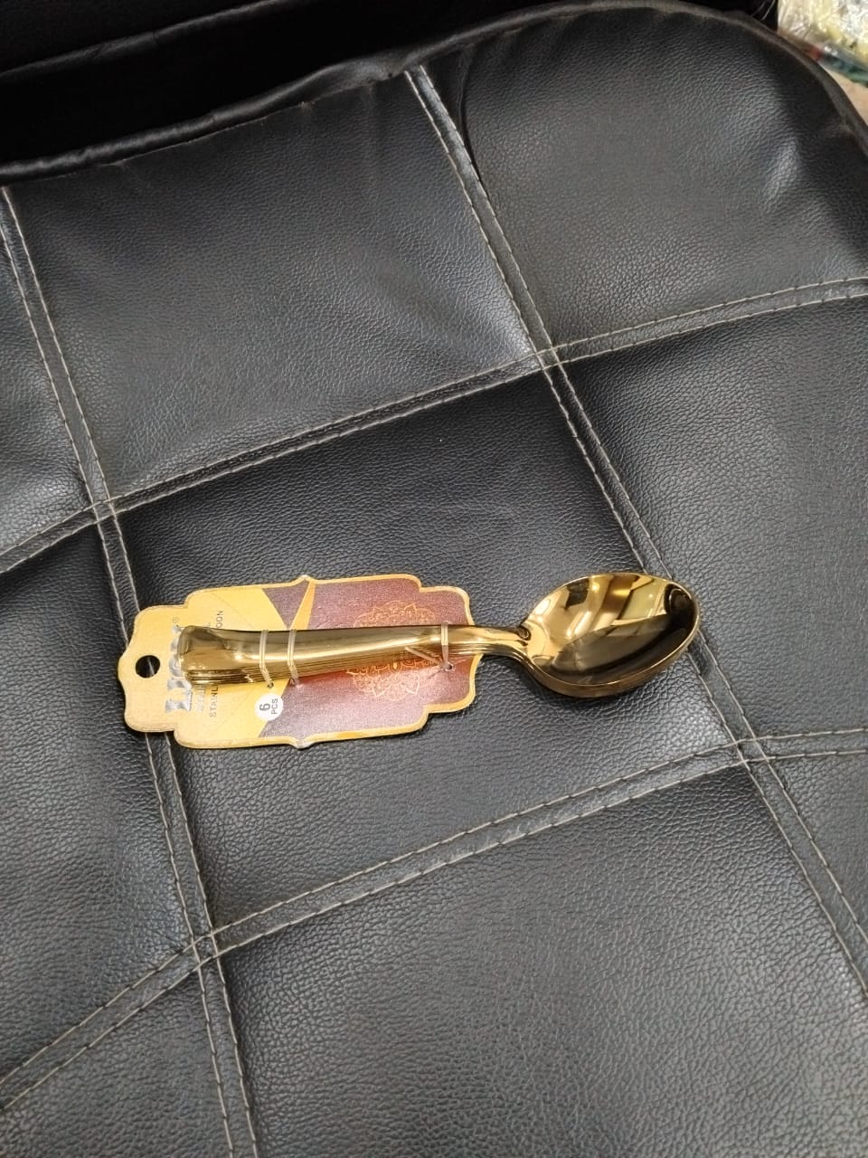 AM2373 Lion Luxury Noble Gold Baby Spoon 6Pcs
