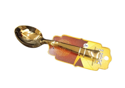 AM2373 Lion Luxury Noble Gold Baby Spoon 6Pcs
