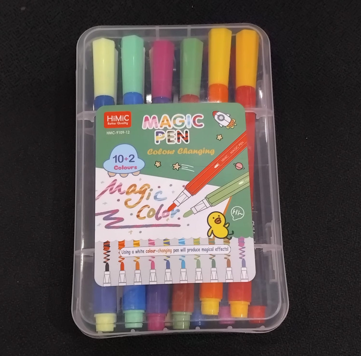 TM0272 Magic Colors Pen Changing Sketch Pens  Colouring Kit Art Markers HMC-9109 12Pcs Multicolour