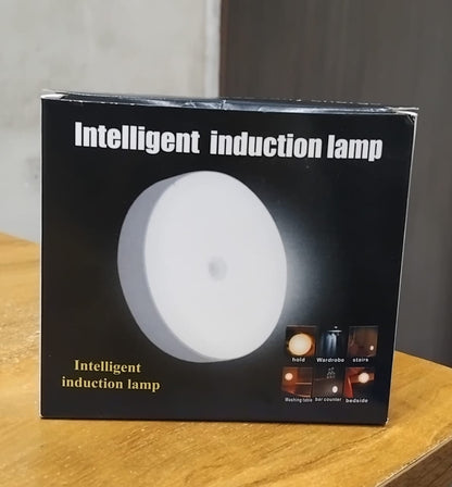 AM6356 Round Shape 8 LED Motion Sensor Induction Led Light Pack Of 1