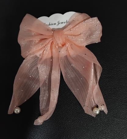 AM1215 Bow Hair Clip Multicolour for Girls Pack of One