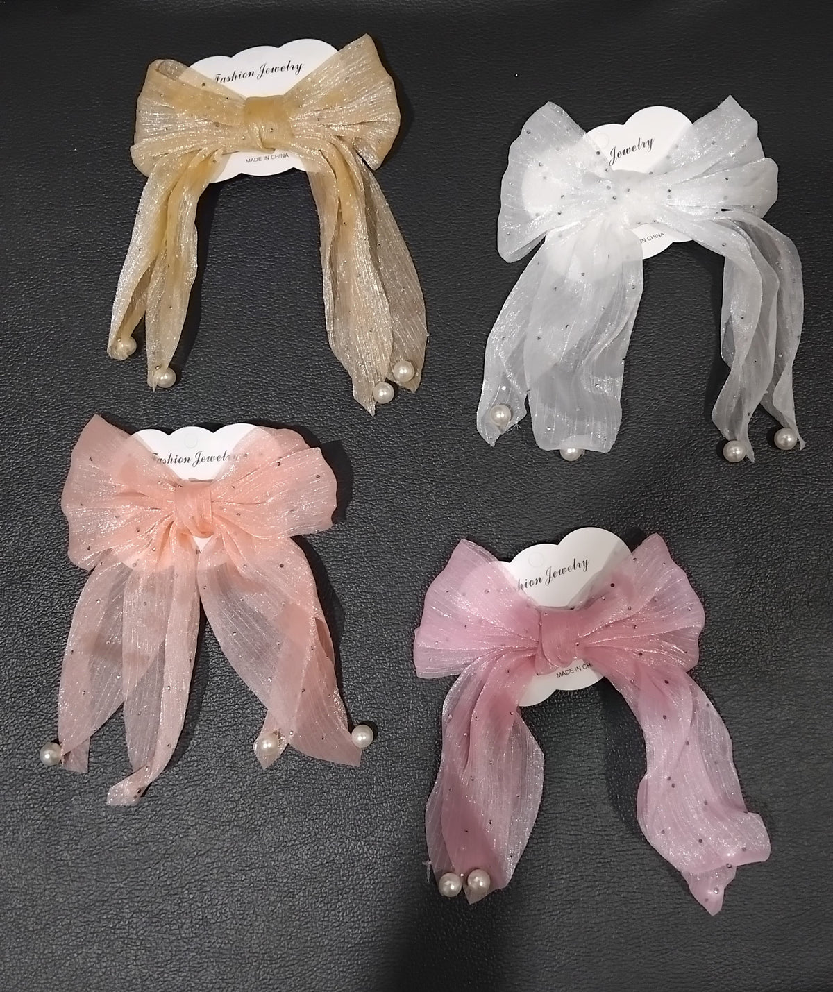AM1215 Bow Hair Clip Multicolour for Girls Pack of One