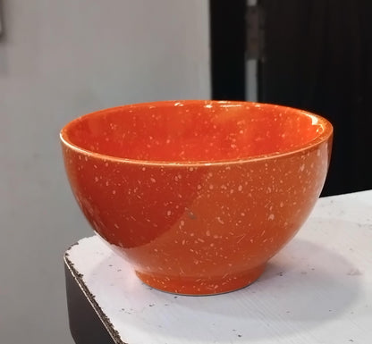 AM3015 Ceramic Soup Bowl Set of 1 for Serving Pasta, Noodle, Maggi, Microwave Safe Salad Bowl, Mixing Bowl for Snacks Multicolour