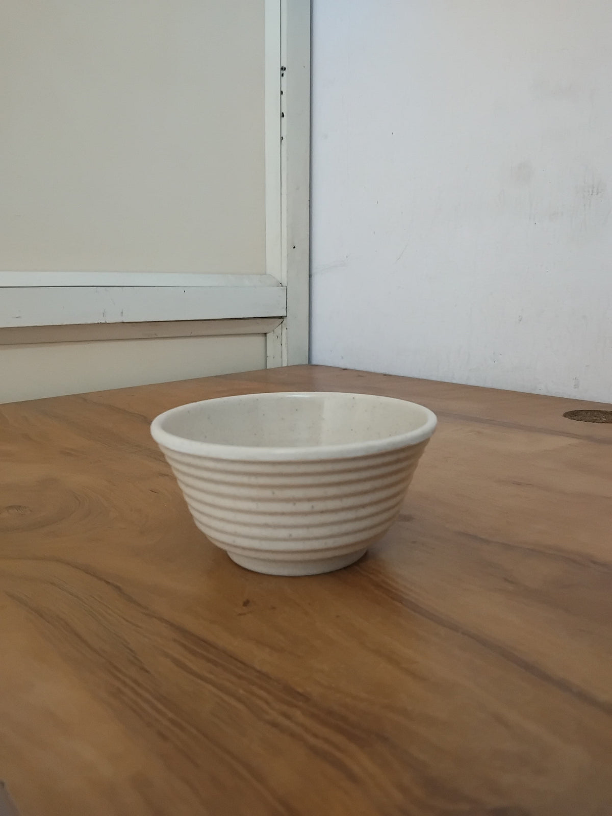 AM3231 Melamine Premium White Dotted Cereal Serving Bowls