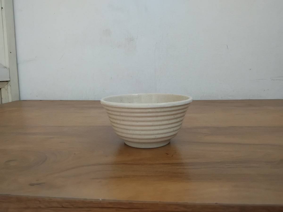 AM3231 Melamine Premium White Dotted Cereal Serving Bowls