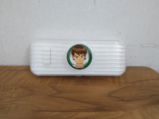 AM3275 Joyful School Line Big Transparent Campass Box Color Availablity As Per Stock Plastic Campass Box 1 Piece