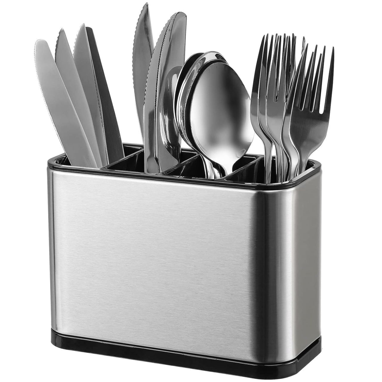 A06592 Stainless Steel 4-Compartment Cutlery Holder (CRCST-02)