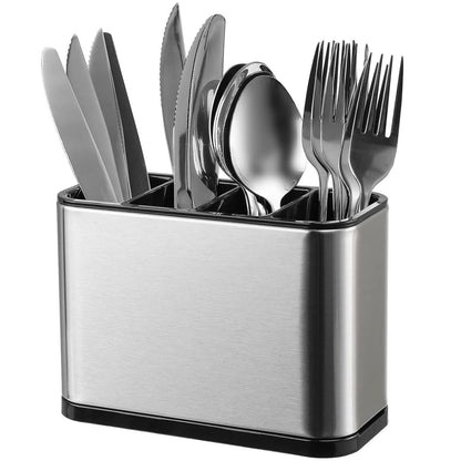 A06592 Stainless Steel 4-Compartment Cutlery Holder (CRCST-02)