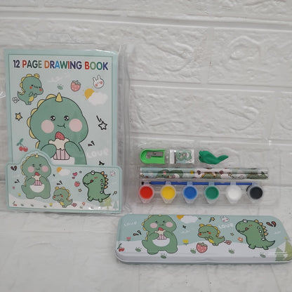 AM3434 8Pcs Stationary Gift Set Painting Set For Girls And Boys