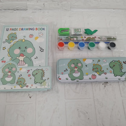 AM3434 8Pcs Stationary Gift Set Painting Set For Girls And Boys